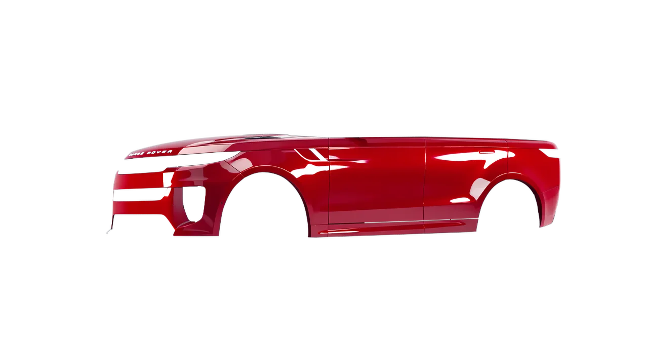 Land Rover Range Rover Sport SV 2024 wrapped in Chili Red Gloss (ORACAL 970RA-371G), front three-quarter view