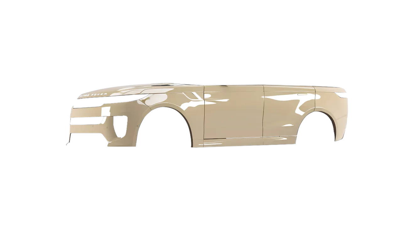 Land Rover Range Rover Sport SV 2024 wrapped in Desert Storm Gloss (KPMF K75457), front three-quarter view