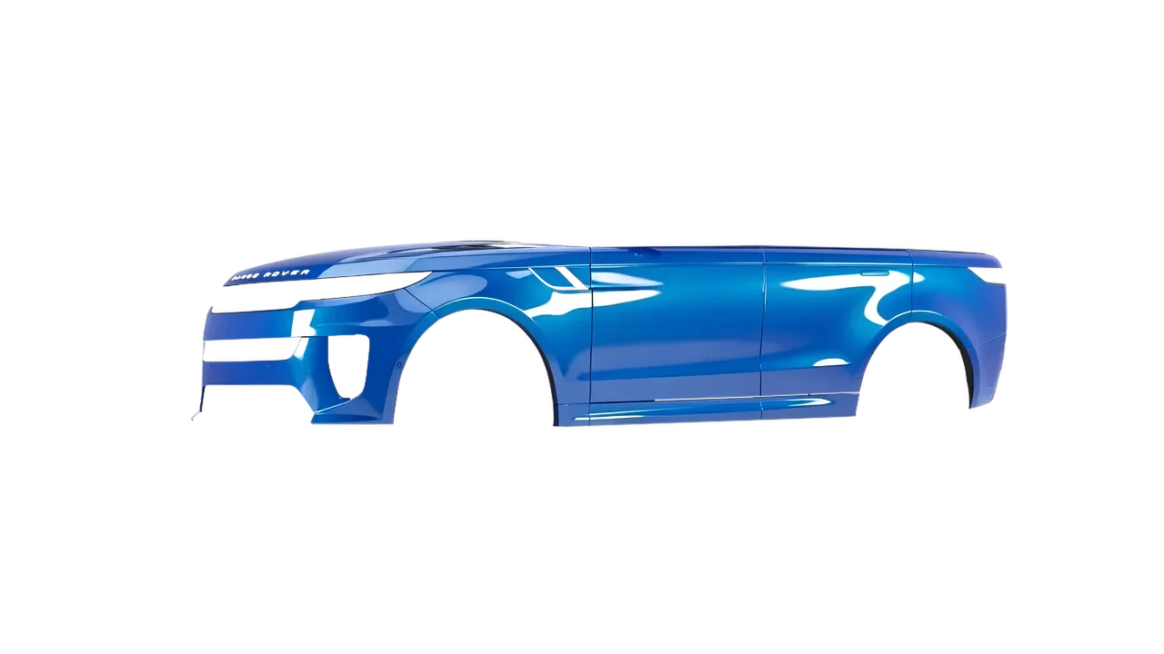 Land Rover Range Rover Sport SV 2024 wrapped in Fjord Blue Gloss (ORACAL 970RA-547G), front three-quarter view