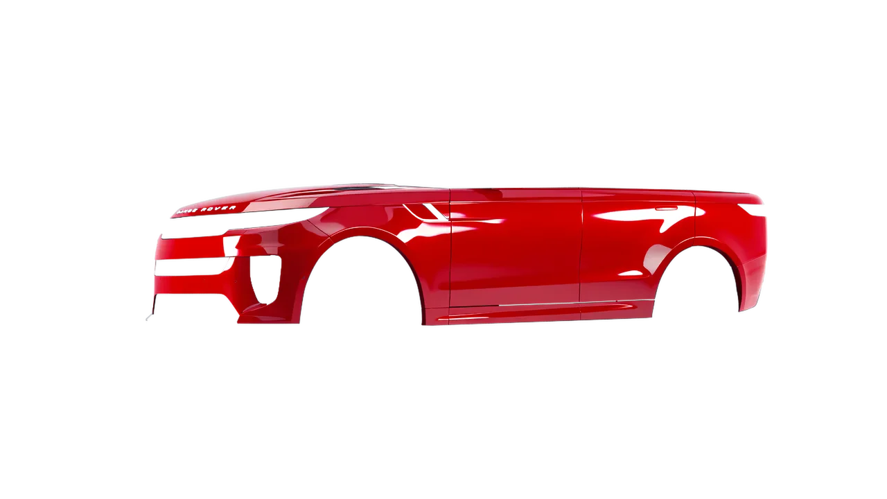 Land Rover Range Rover Sport SV 2024 wrapped in Geranium Red Gloss (ORACAL 970RA-305G), front three-quarter view