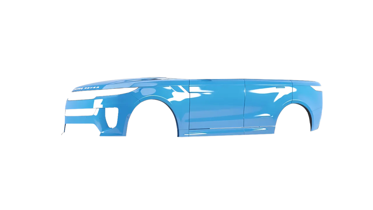 Land Rover Range Rover Sport SV 2024 wrapped in Ice Blue Gloss (ORACAL 970RA-056G), front three-quarter view