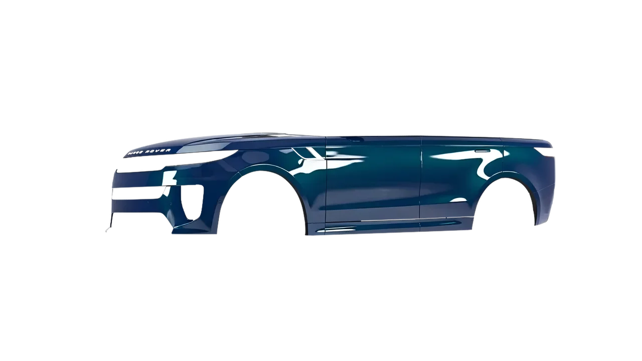 Land Rover Range Rover Sport SV 2024 wrapped in Indigo Blue Gloss (ORACAL 970RA-544G), front three-quarter view