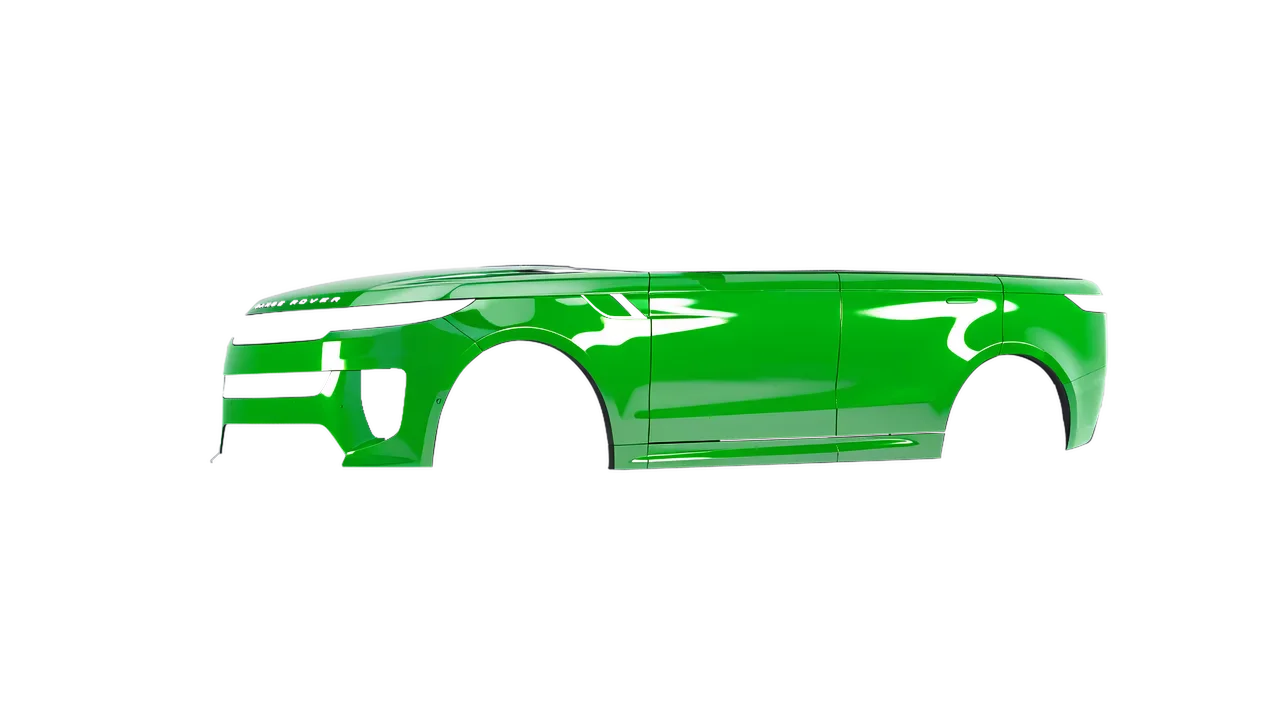 Land Rover Range Rover Sport SV 2024 wrapped in Lawn Green Gloss (ORACAL 970RA-464G), front three-quarter view