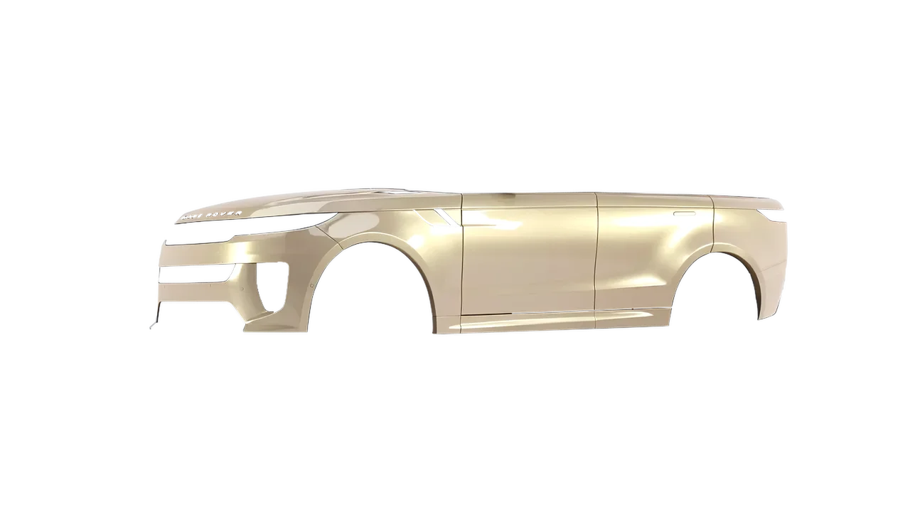 Land Rover Range Rover Sport SV 2024 wrapped in Brass Gloss (ORACAL 970RA-922G), front three-quarter view