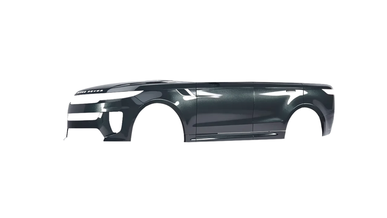 Land Rover Range Rover Sport SV 2024 wrapped in Charcoal Gloss (ORACAL 970RA-937G), front three-quarter view