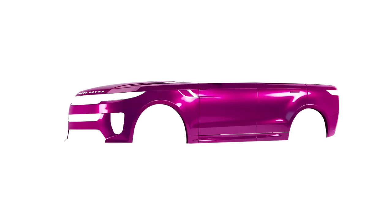 Land Rover Range Rover Sport SV 2024 wrapped in Gloss Cosmos Pink (KPMF K75410), front three-quarter view