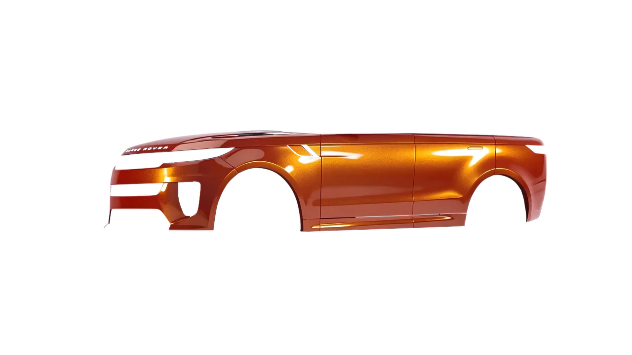 Land Rover Range Rover Sport SV 2024 wrapped in Ember Orange Gloss (KPMF K75404), front three-quarter view