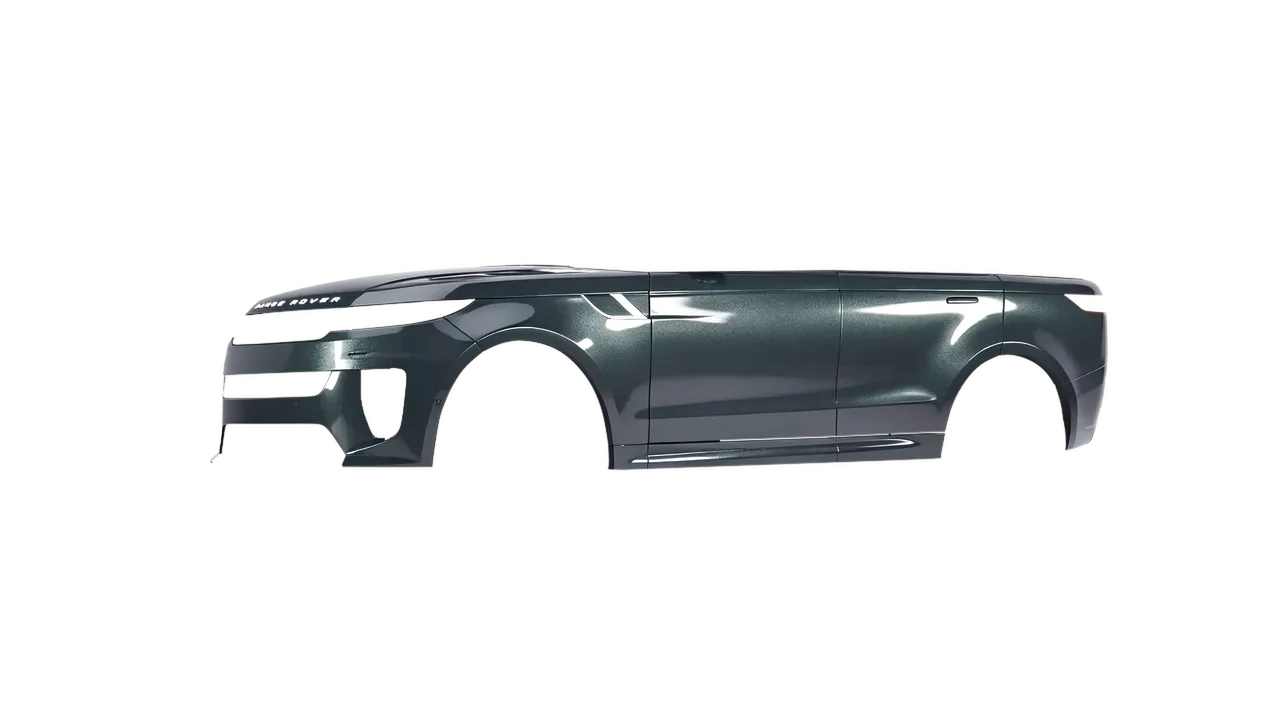 Land Rover Range Rover Sport SV 2024 wrapped in Graphite Gloss (ORACAL 970RA-932G), front three-quarter view