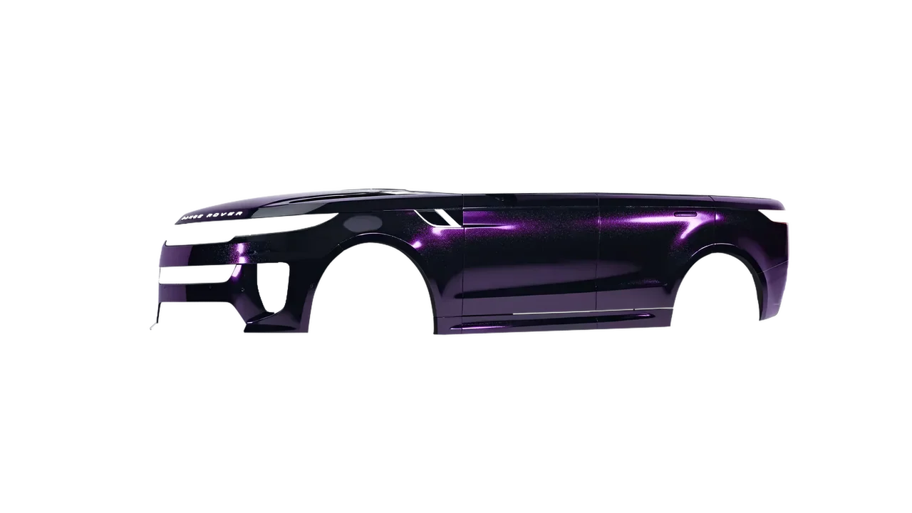 Land Rover Range Rover Sport SV 2024 wrapped in Hypnotic Black Violet Gloss (KPMF K75459), front three-quarter view