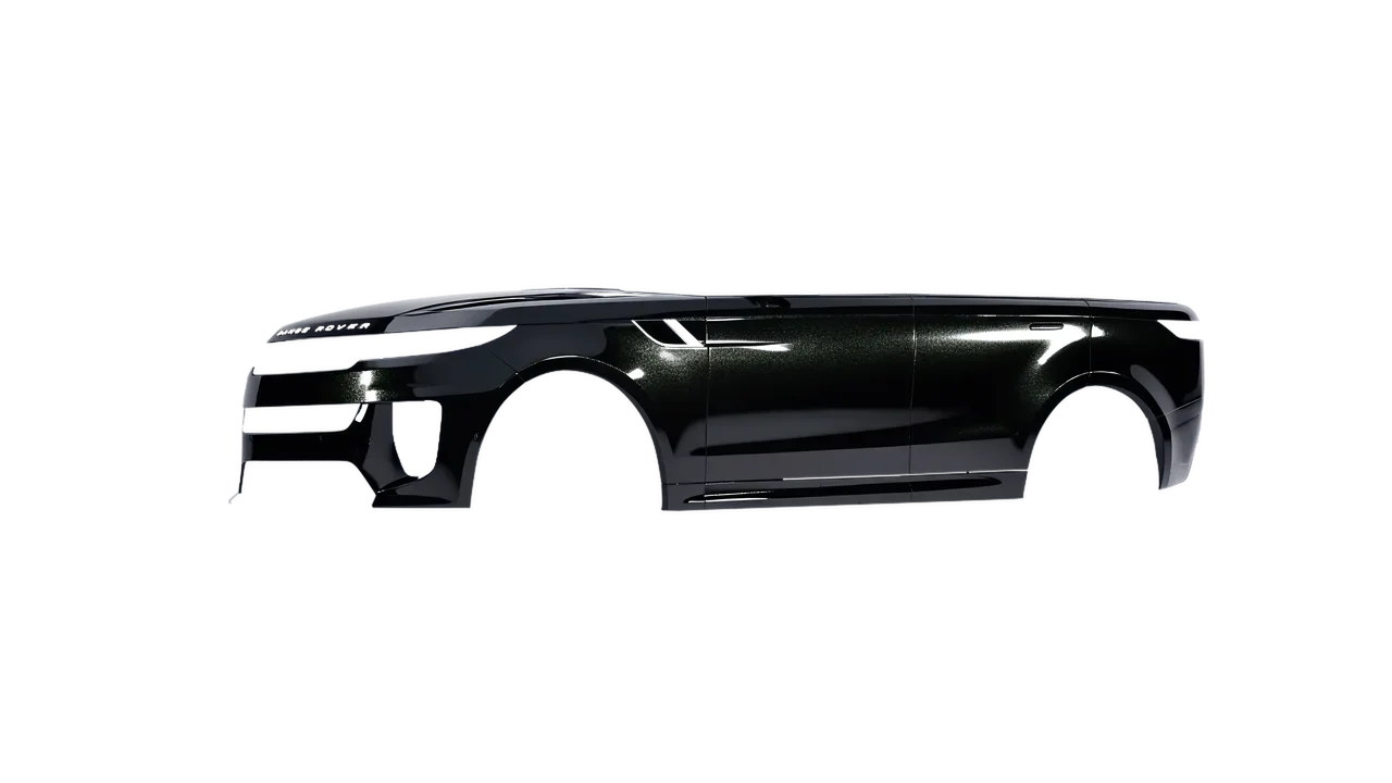 Land Rover Range Rover Sport SV 2024 wrapped in Magnetic Black Gloss (KPMF K75440), front three-quarter view