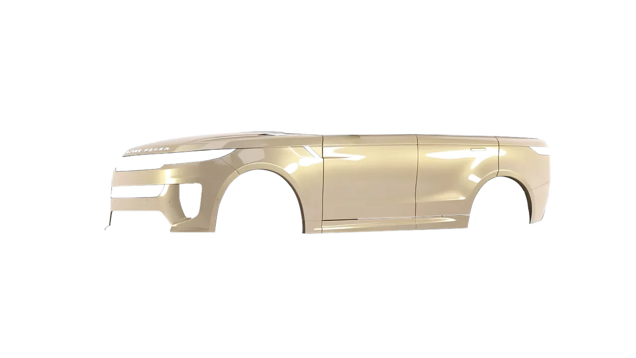 Land Rover Range Rover Sport SV 2024 wrapped in Pyrite Gloss (ORACAL 970RA-926G), front three-quarter view