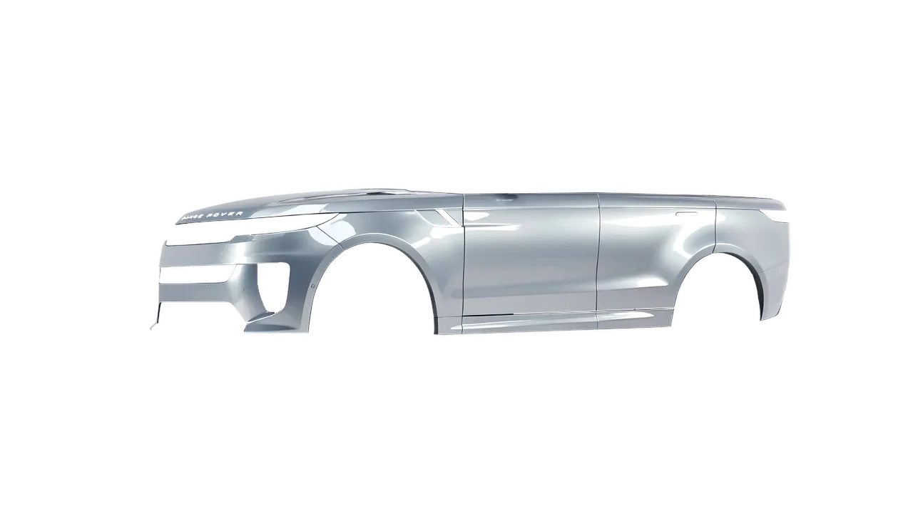 Land Rover Range Rover Sport SV 2024 wrapped in Silver Lake Gloss (ORACAL 970RA-904G), front three-quarter view