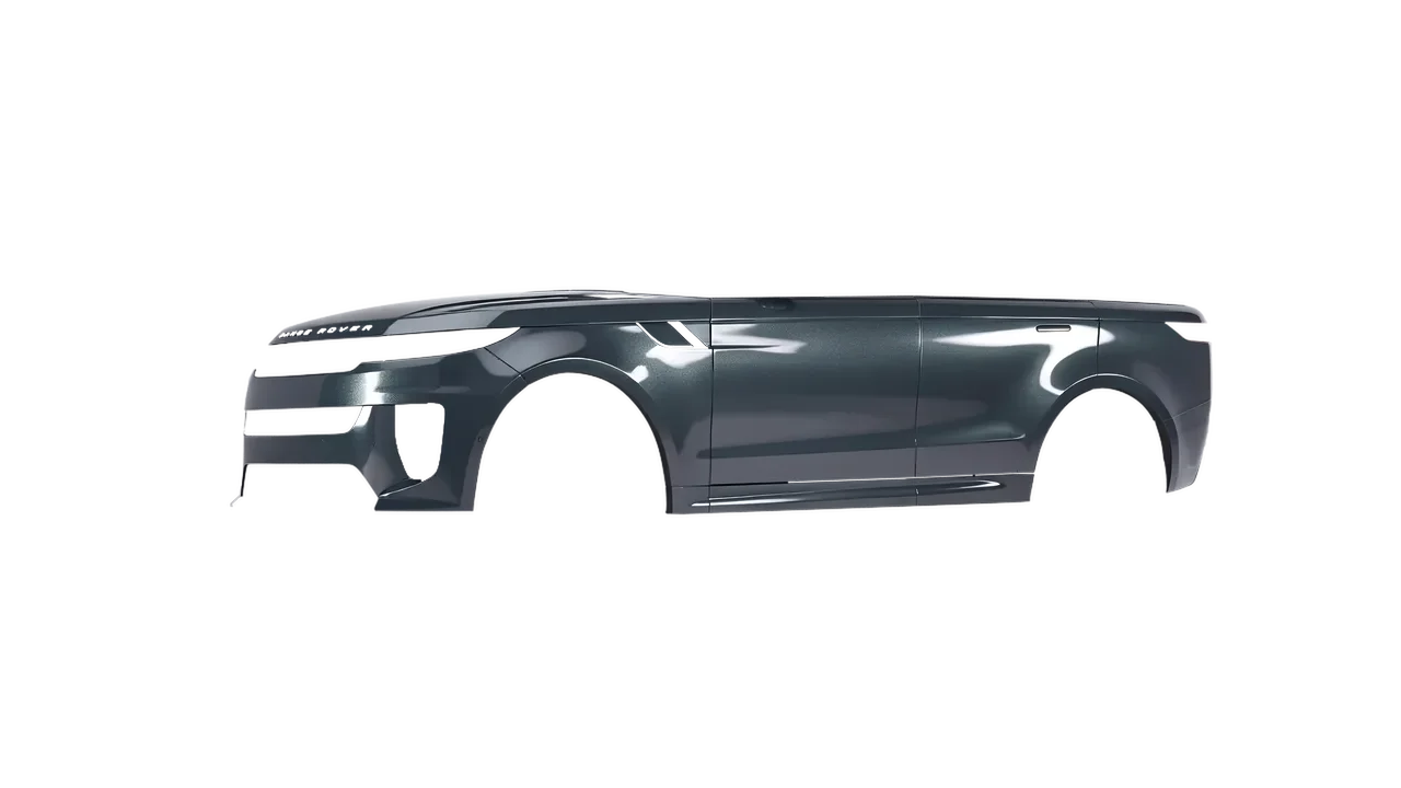 Land Rover Range Rover Sport SV 2024 wrapped in Steel Gloss (ORACAL 970RA-795G), front three-quarter view