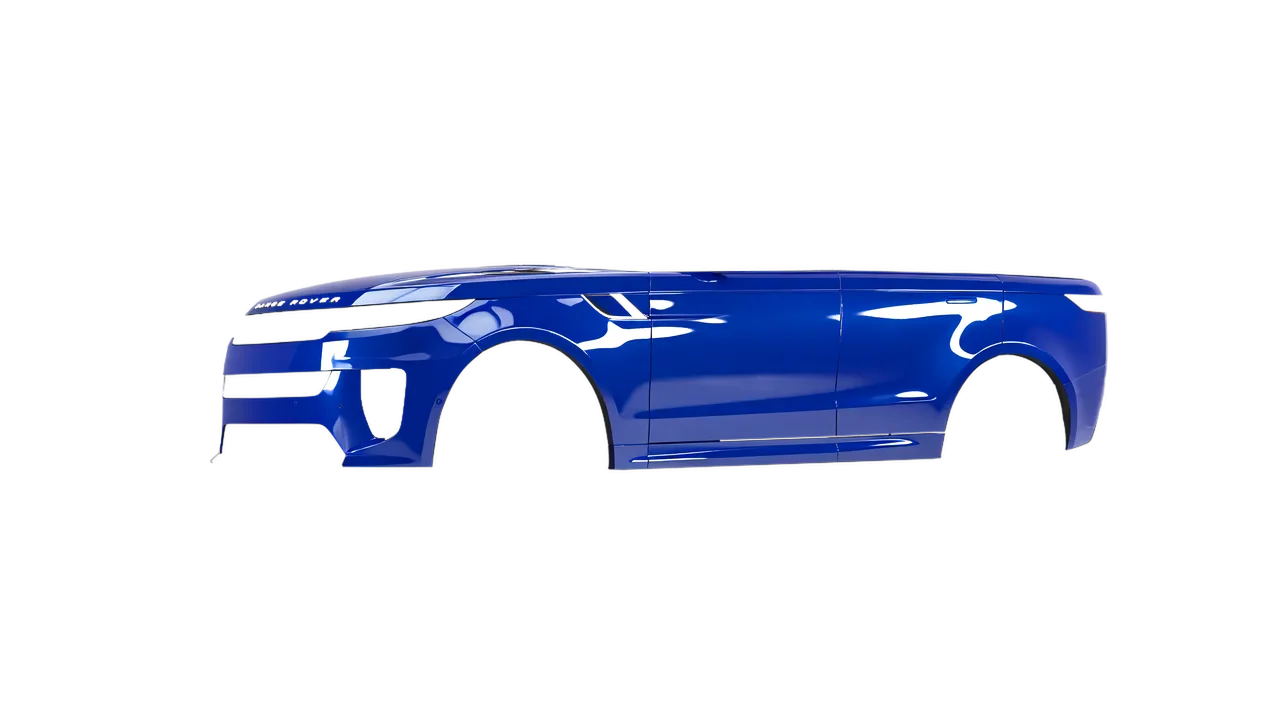 Land Rover Range Rover Sport SV 2024 wrapped in Night Blue Gloss (ORACAL 970RA-511G), front three-quarter view