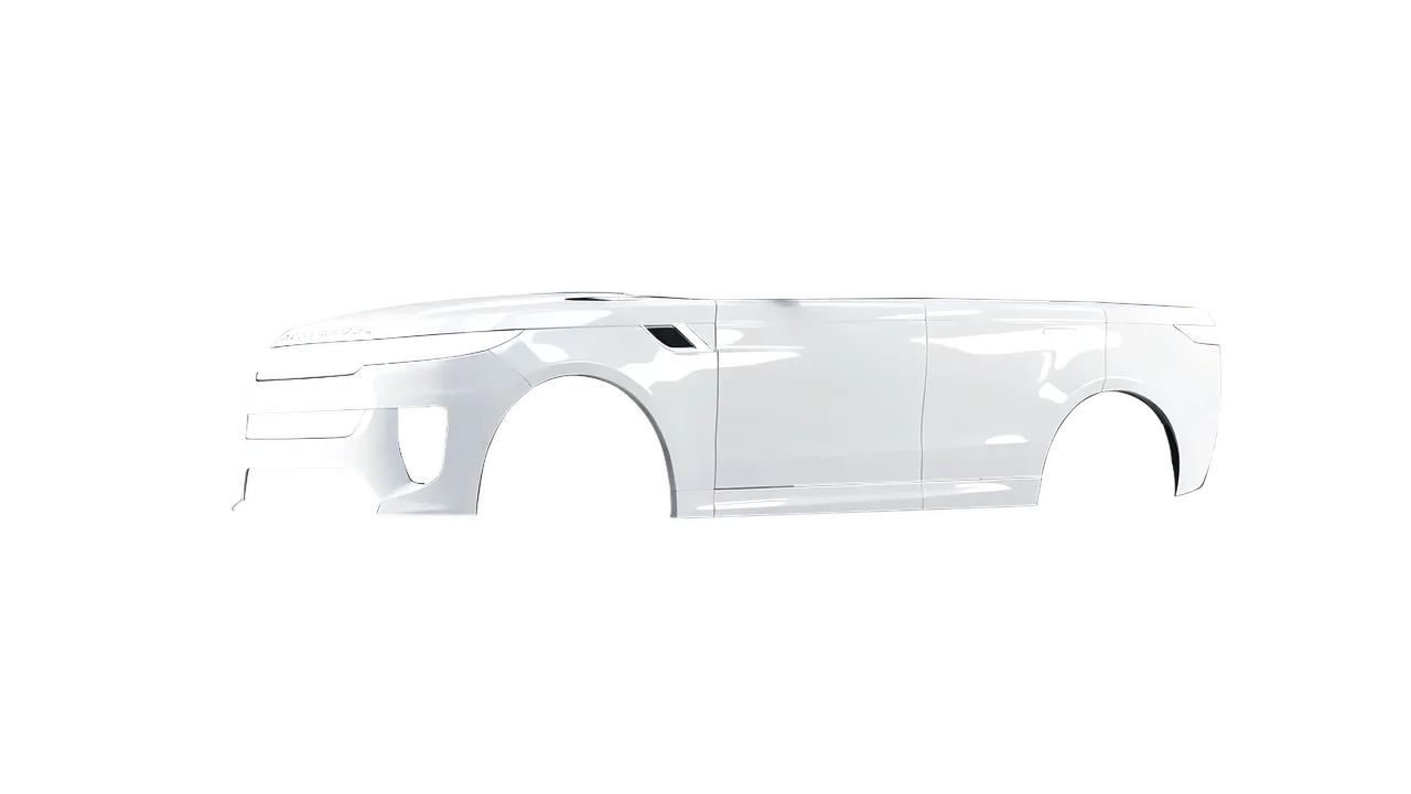 Land Rover Range Rover Sport SV 2024 wrapped in Perfect White Gloss (KPMF K75444), front three-quarter view