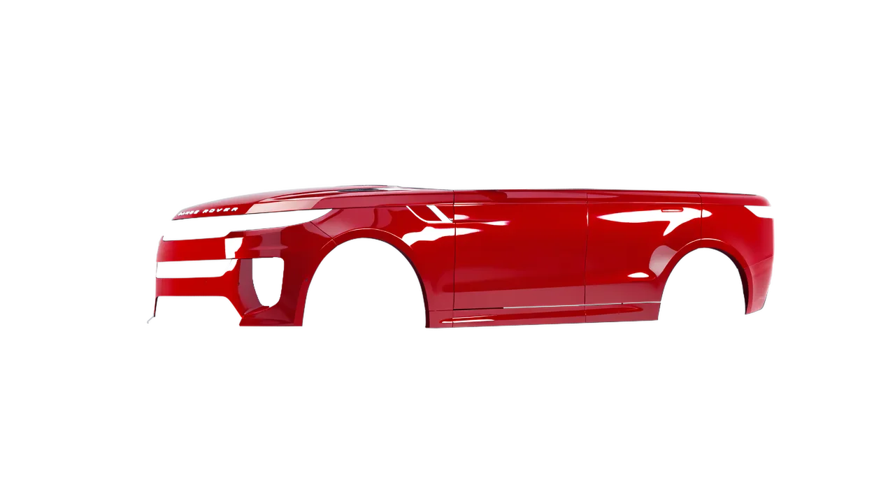 Land Rover Range Rover Sport SV 2024 wrapped in Red Gloss (ORACAL 970RA-031G), front three-quarter view