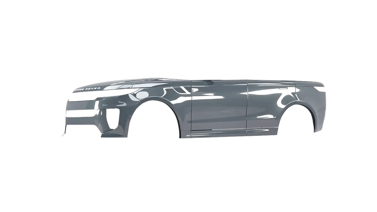 Land Rover Range Rover Sport SV 2024 wrapped in Simple Grey Gloss (ORACAL 970RA-730G), front three-quarter view