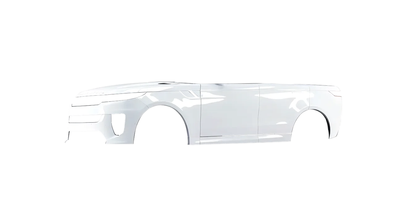 Land Rover Range Rover Sport SV 2024 wrapped in White Gloss (ORACAL 970RA-010G), front three-quarter view