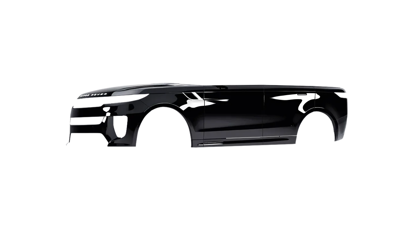 Land Rover Range Rover Sport SV 2024 wrapped in High Gloss Black (3M HG12), front three-quarter view