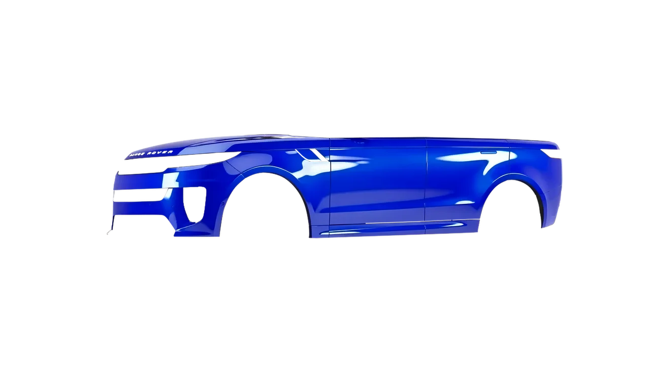 Land Rover Range Rover Sport SV 2024 wrapped in High Gloss Blue Raspberry (3M HG378), front three-quarter view