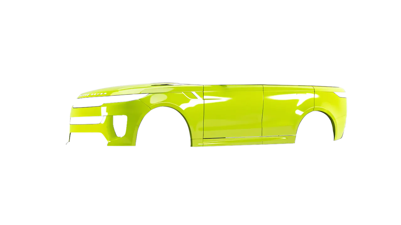 Land Rover Range Rover Sport SV 2024 wrapped in High Gloss Citric Acid (3M HG65), front three-quarter view