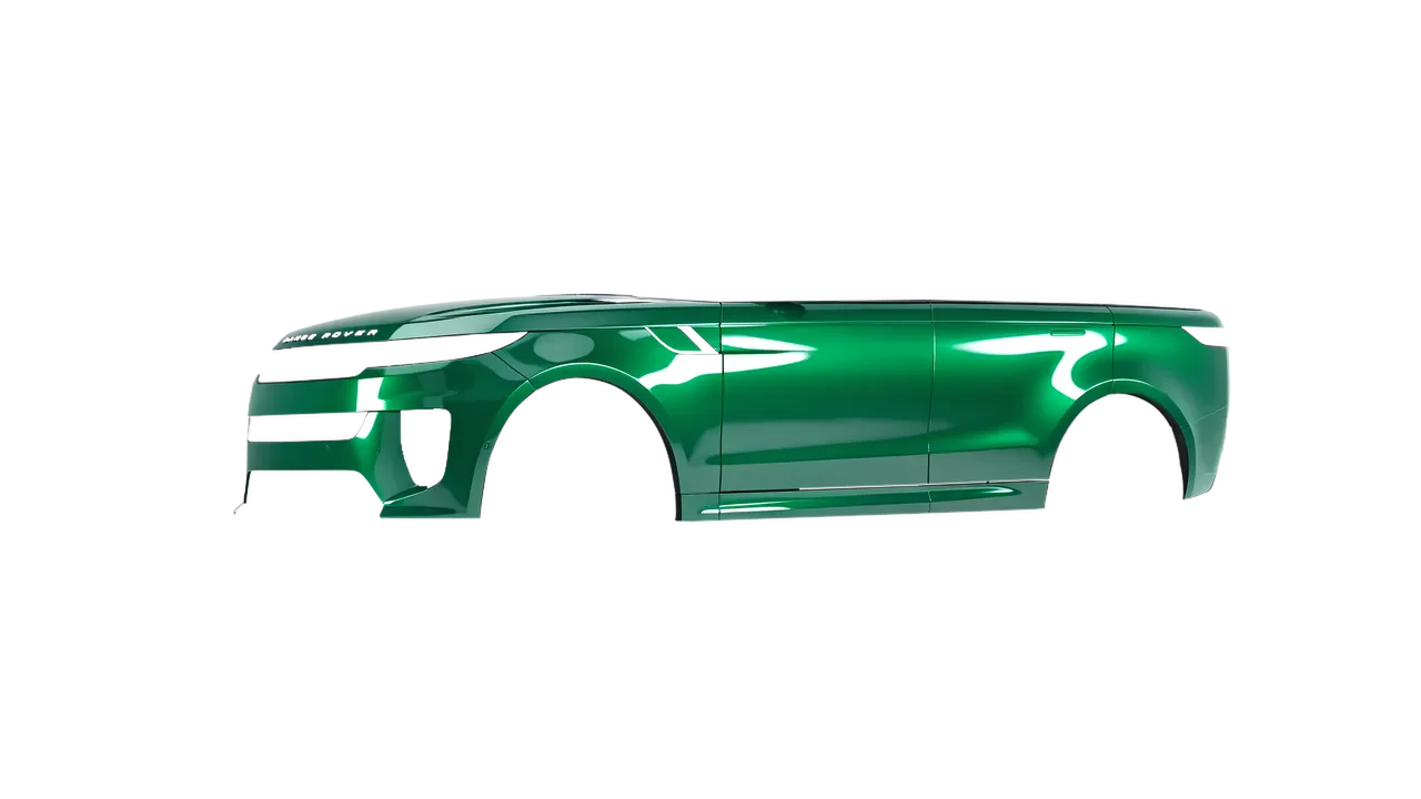 Land Rover Range Rover Sport SV 2024 wrapped in High Gloss Green Envy (3M HG336), front three-quarter view