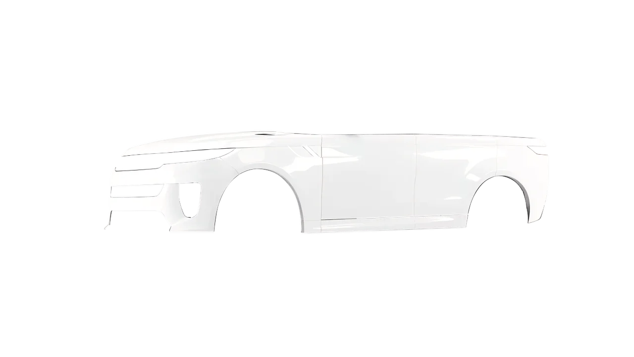 Land Rover Range Rover Sport SV 2024 wrapped in High Gloss White (3M HG10), front three-quarter view