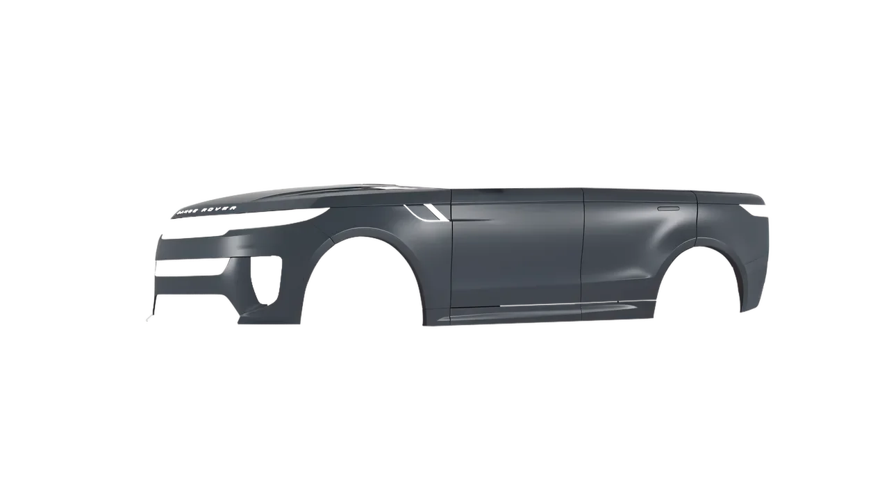 Land Rover Range Rover Sport SV 2024 wrapped in Dark Grey Matt (ORACAL 970RA-073M), front three-quarter view