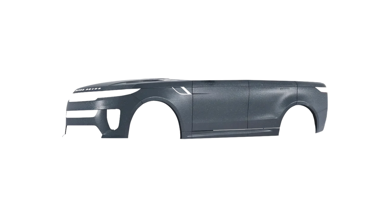 Land Rover Range Rover Sport SV 2024 wrapped in Dark Grey Matt (KPMF K89015), front three-quarter view