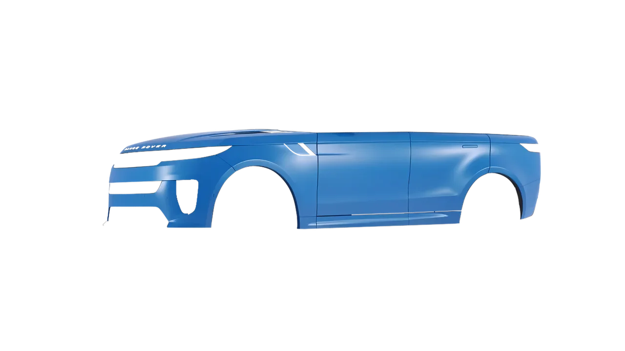 Land Rover Range Rover Sport SV 2024 wrapped in Fjord Blue Matt (ORACAL 970RA-547M), front three-quarter view