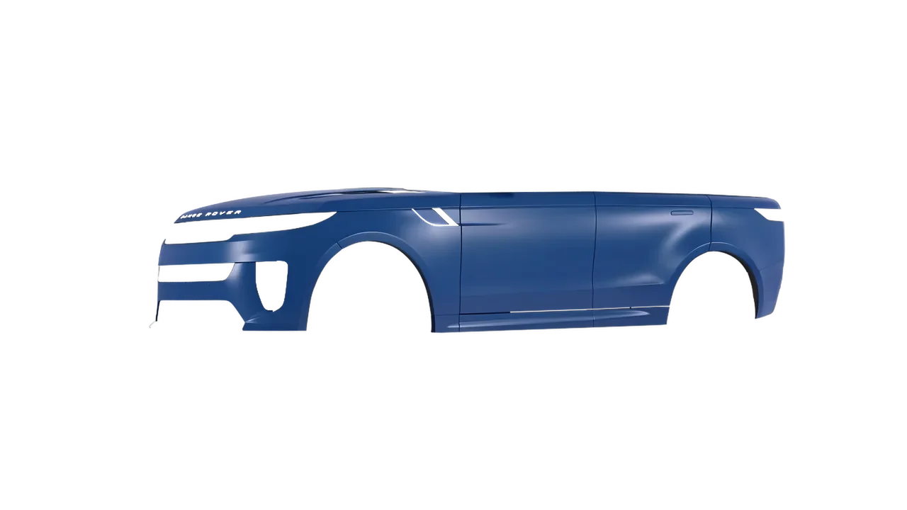 Land Rover Range Rover Sport SV 2024 wrapped in Indigo Blue Matt (ORACAL 970RA-544M), front three-quarter view