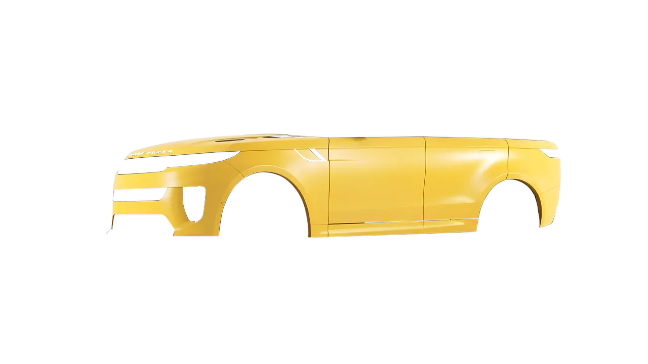 Land Rover Range Rover Sport SV 2024 wrapped in Maize Yellow Matt (ORACAL 970RA-209M), front three-quarter view