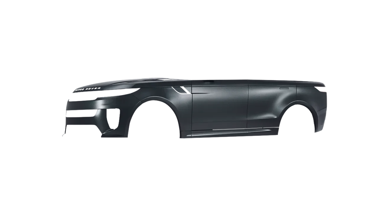 Land Rover Range Rover Sport SV 2024 wrapped in Anthracite Matt (ORACAL 970RA-093M), front three-quarter view
