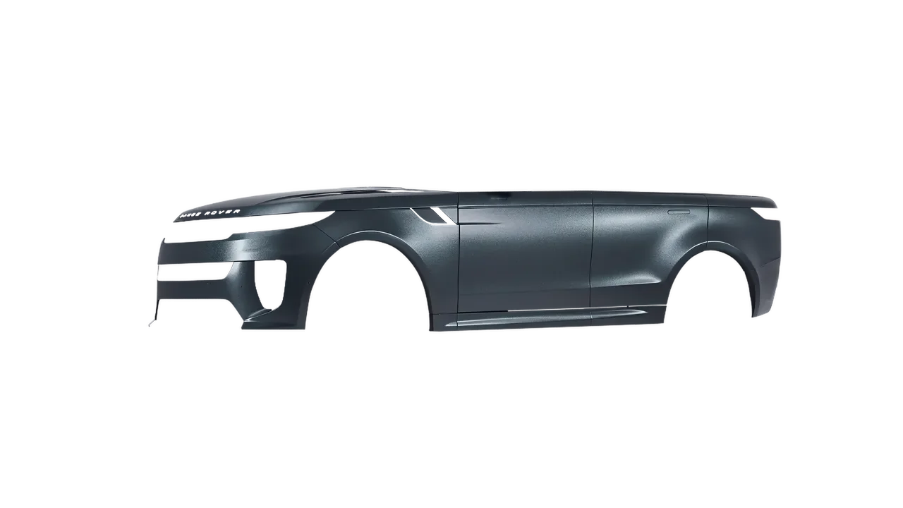 Land Rover Range Rover Sport SV 2024 wrapped in Matt Anthracite (KPMF K75320), front three-quarter view