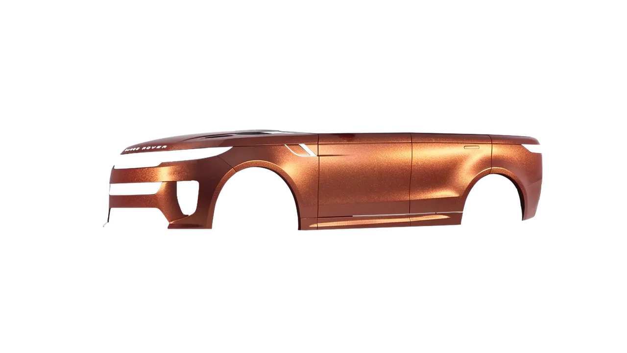 Land Rover Range Rover Sport SV 2024 wrapped in Matt Autumn Fire (KPMF K75554), front three-quarter view
