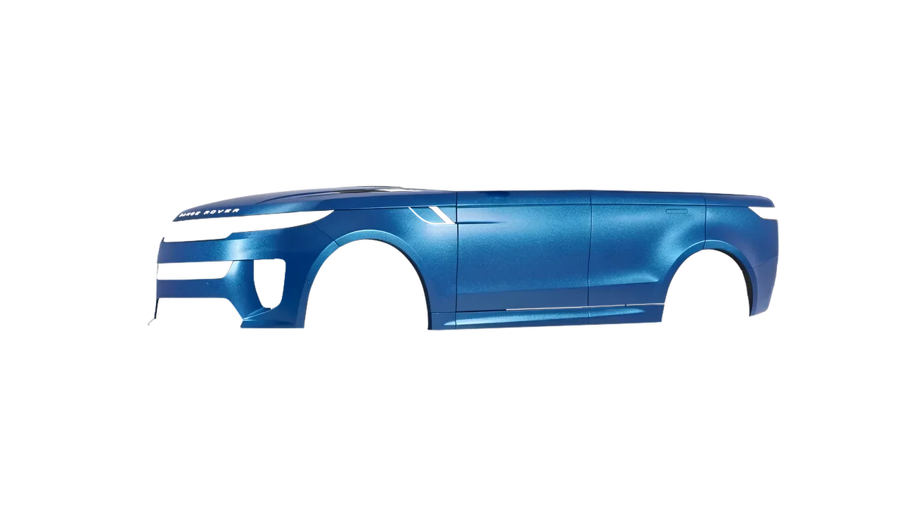 Land Rover Range Rover Sport SV 2024 wrapped in Azure Matt (ORACAL 970RA-197M), front three-quarter view
