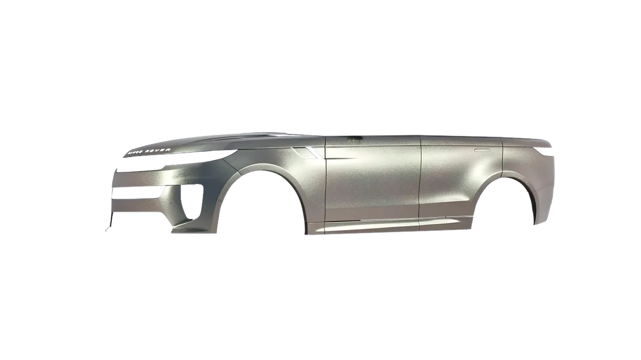 Land Rover Range Rover Sport SV 2024 wrapped in Matt Dune Metallic (KPMF K75516), front three-quarter view
