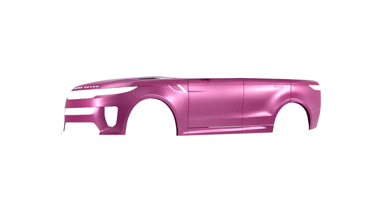 Land Rover Range Rover Sport SV 2024 wrapped in Matt Iced Pink Titanium (KPMF K75504), front three-quarter view