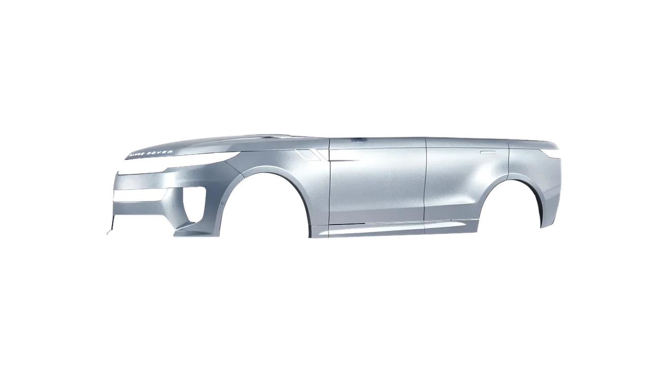 Land Rover Range Rover Sport SV 2024 wrapped in Matt Iced Silver Titanium (KPMF K75501), front three-quarter view