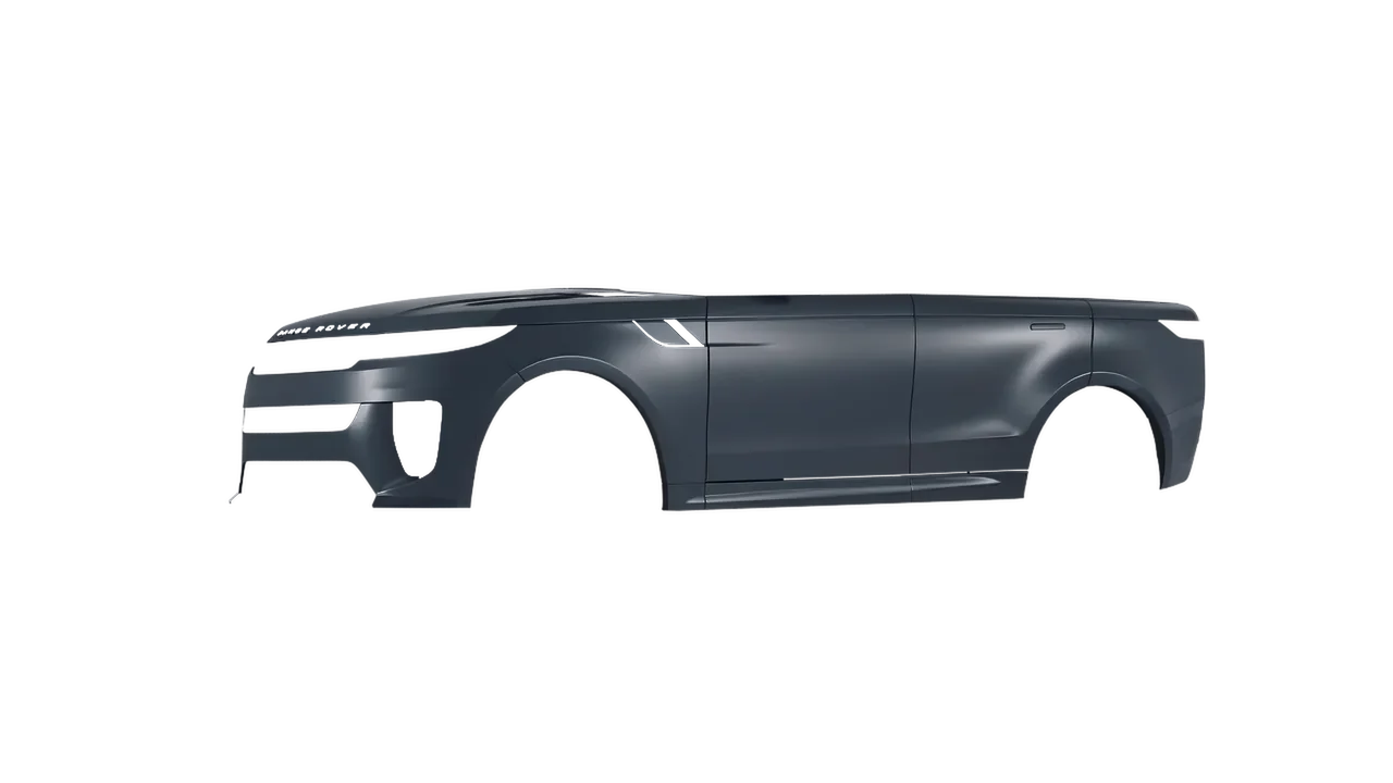 Land Rover Range Rover Sport SV 2024 wrapped in Matt Magnetic Black (KPMF K75551), front three-quarter view
