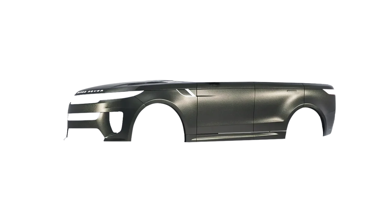 Land Rover Range Rover Sport SV 2024 wrapped in Matt Nero Flare (KPMF K75556), front three-quarter view