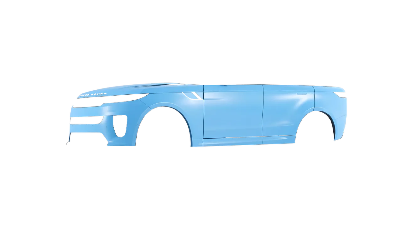 Land Rover Range Rover Sport SV 2024 wrapped in Matt Palladian Blue (KPMF K75517), front three-quarter view