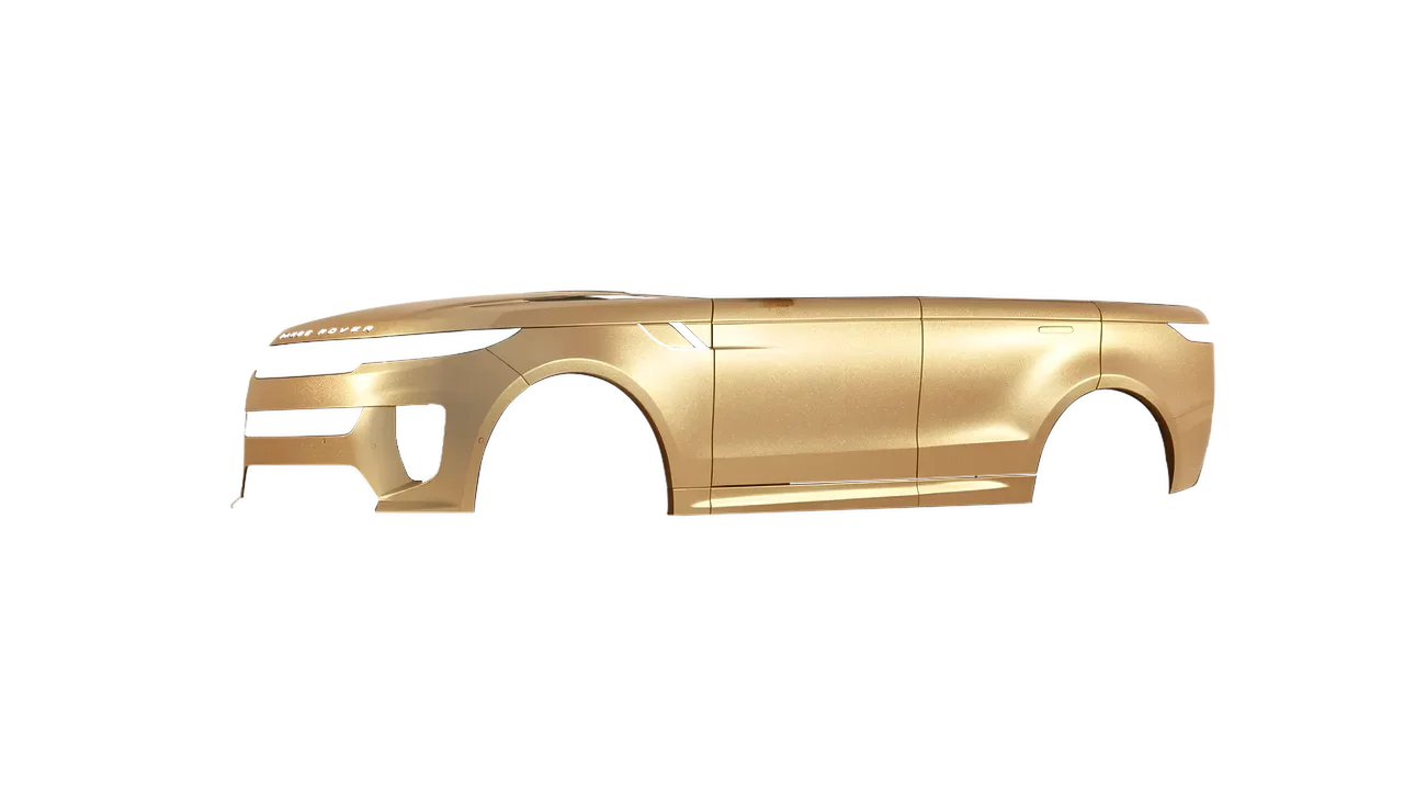 Land Rover Range Rover Sport SV 2024 wrapped in Pyrite Matt (ORACAL 970RA-926M), front three-quarter view