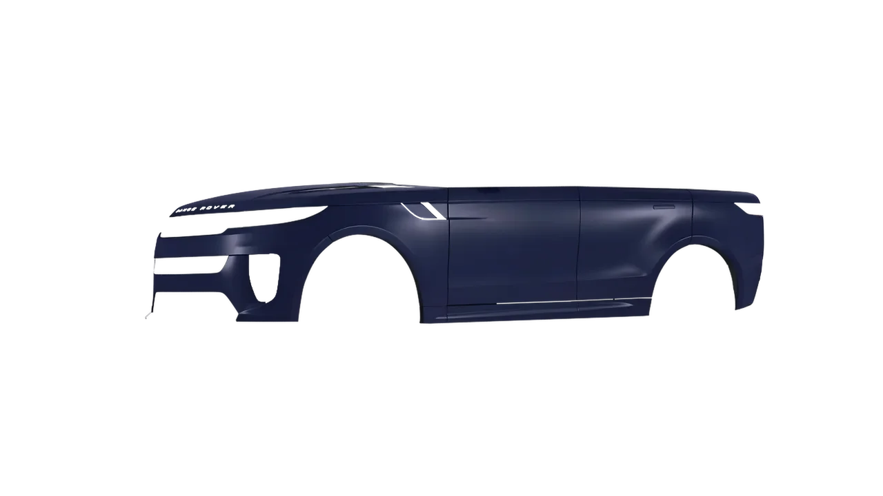Land Rover Range Rover Sport SV 2024 wrapped in Matt Tempest Blue (KPMF K75513), front three-quarter view