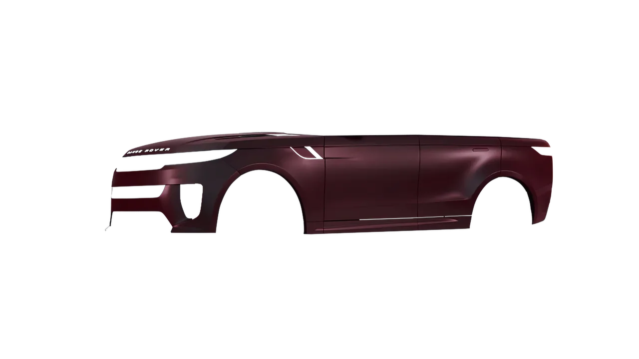 Land Rover Range Rover Sport SV 2024 wrapped in Matt Widowed Red (KPMF K75508), front three-quarter view
