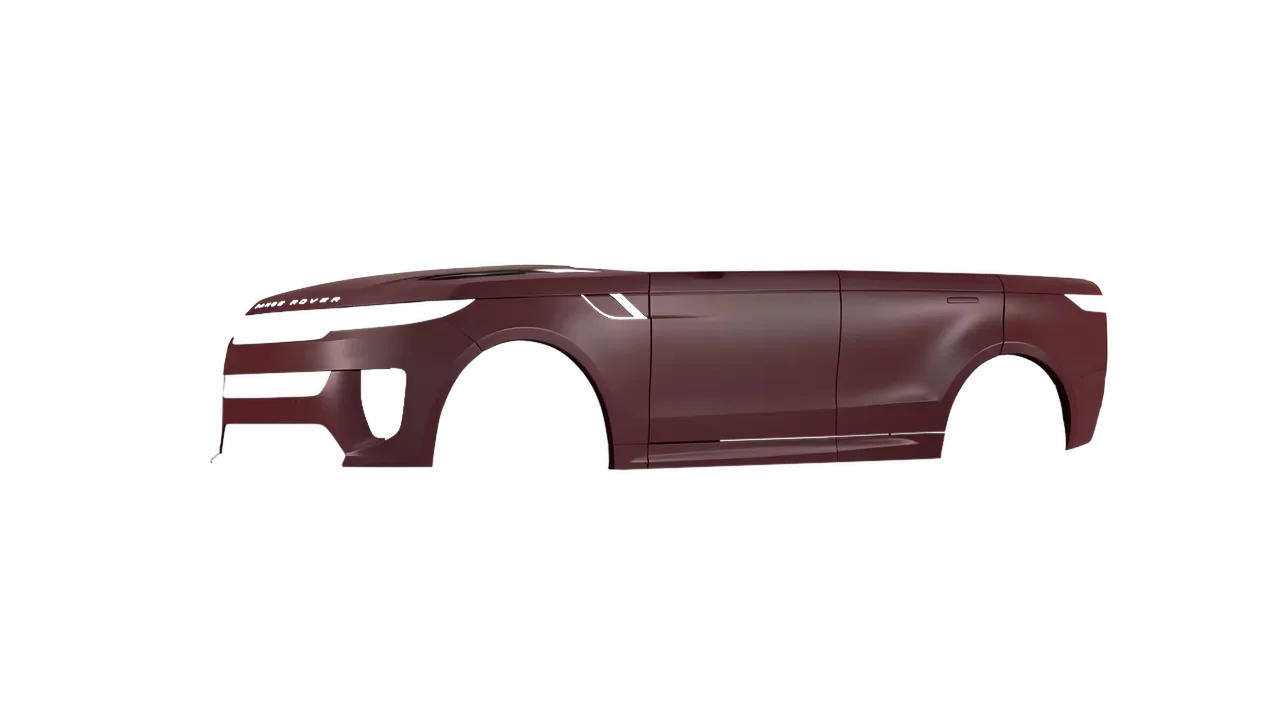 Land Rover Range Rover Sport SV 2024 wrapped in Absolute Matt Mythos Red (KPMF K75801), front three-quarter view