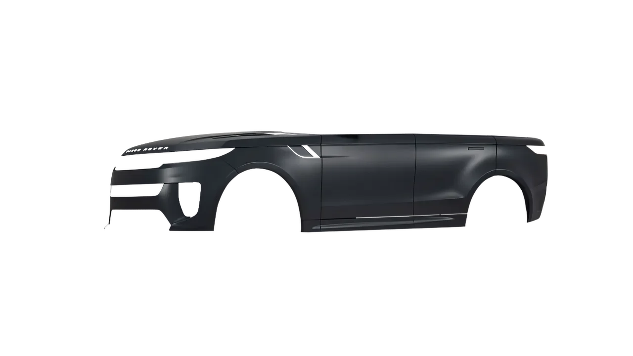 Land Rover Range Rover Sport SV 2024 wrapped in Absolute Matt Perfect Black (KPMF K75810), front three-quarter view