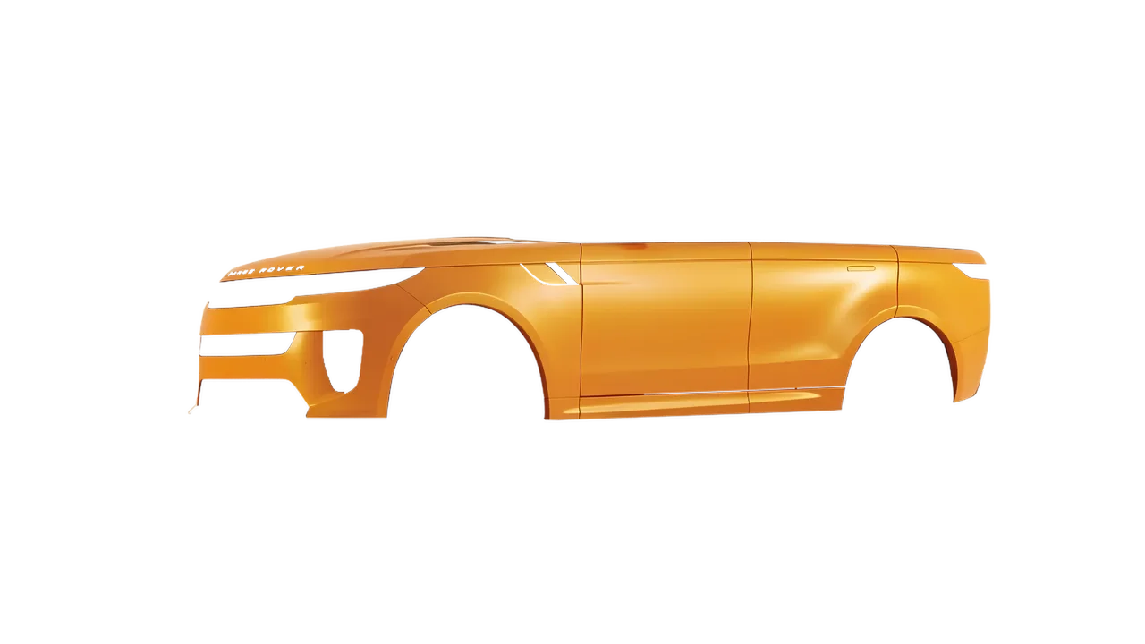 Land Rover Range Rover Sport SV 2024 wrapped in Safron Yellow Matt (ORACAL 970RA-223M), front three-quarter view