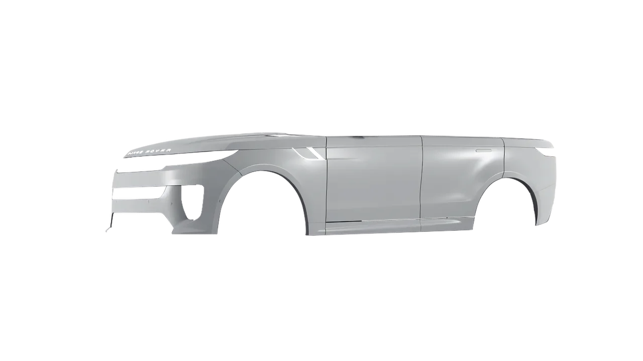 Land Rover Range Rover Sport SV 2024 wrapped in Telegrey Matt (ORACAL 970RA-076M), front three-quarter view