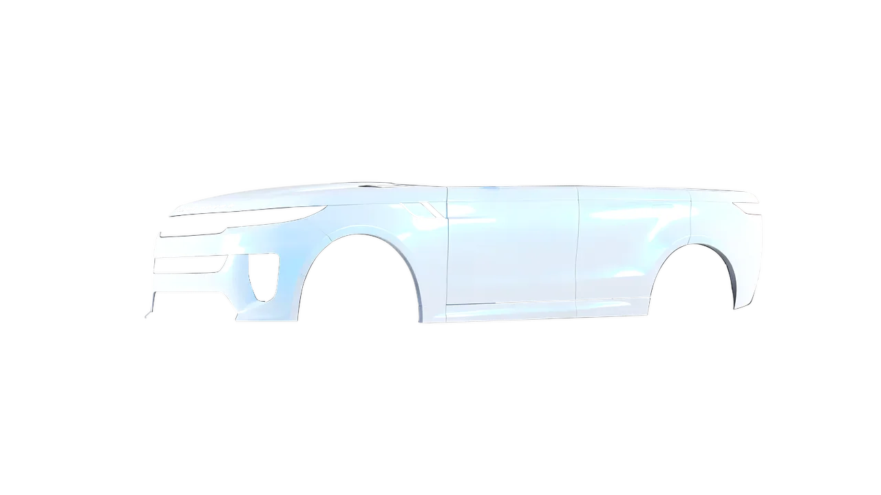 Land Rover Range Rover Sport SV 2024 wrapped in Blue White Pearlescent Gloss (KPMF K75484), front three-quarter view